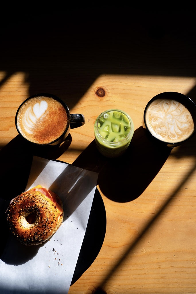 Coffee and food at Nurture Coffee + Eats